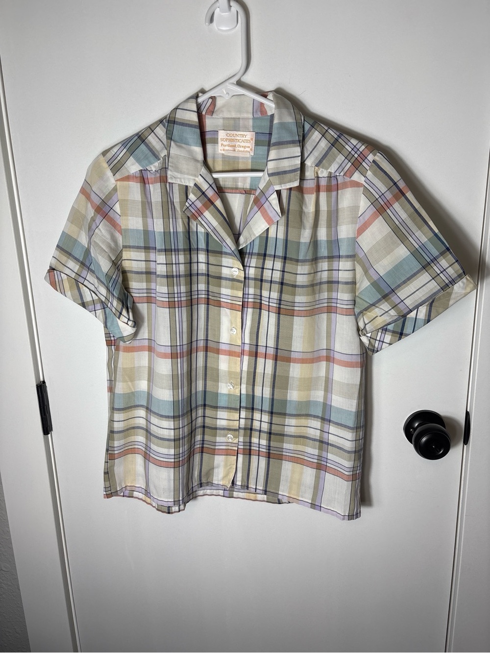 Pendleton Country Sophisticates Plaid Button Up Shirt Small Heritage Cottagecore
